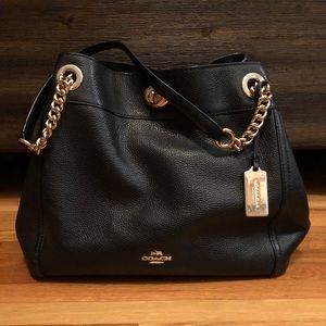 Classic Coach Turnlock Bag (medium capacity)